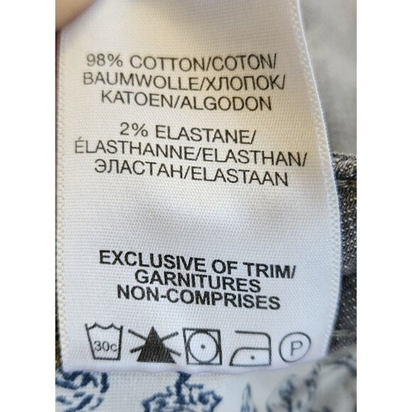 Silver Jeans Mid Rise Aiko Shorts Embroidered Stretch Denim Women's W29xL3 - Picture 8 of 12